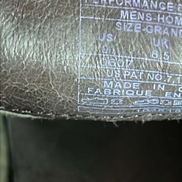 MERRELL SOJOURN REDWOOD MENS LEATHER SZ 9 GORPCORE WORKWEAR CASUAL OXFORD - Picture 8 of 9